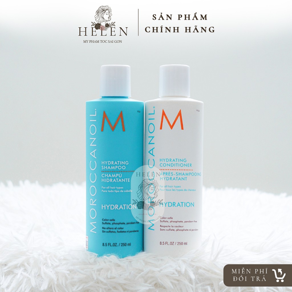 Dầu Gội Xả Dưỡng Ẩm Moroccanoil HYDRATION 💖FREESHIP💖 Phục Hồi Tóc, Chăm Sóc Tóc Chính Hãng