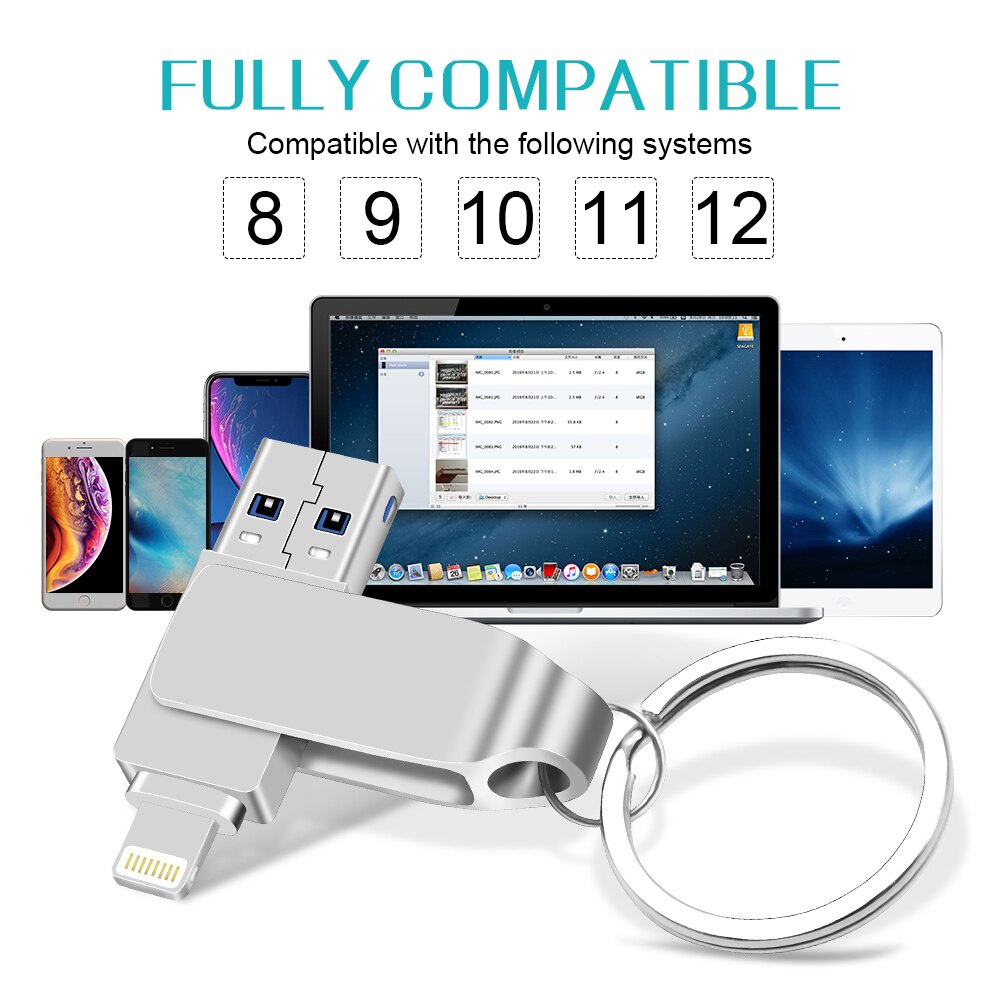 Ổ Cứng Usb 2 Trong 1 128gb Cho Iphone