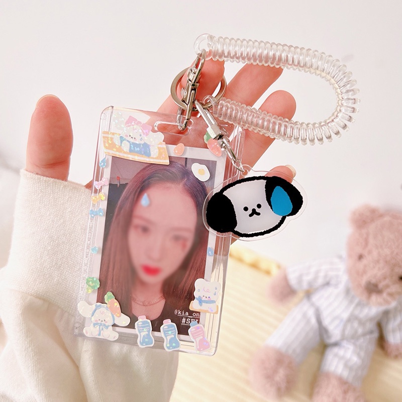 Túi Đựng Ảnh 3 inch Trong Suốt Họa Tiết Dễ Thương Thời Trang