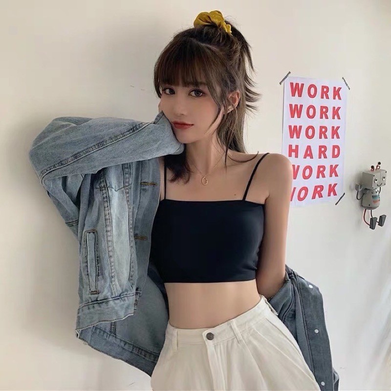 [FREESHIP 50K] ÁO BRA ĐÚC SU QUÂY 2 DÂY CHẤT MÁT LỊM a có video thật a