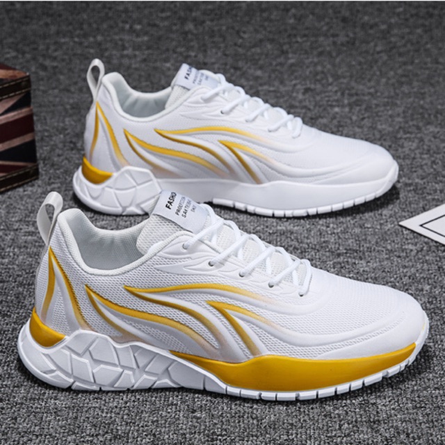 [FreeShip - Siêu Phẩm Mới Về] Giày thể thao nam, giày sneakers nam lửa vàng siêu nhẹ Z288