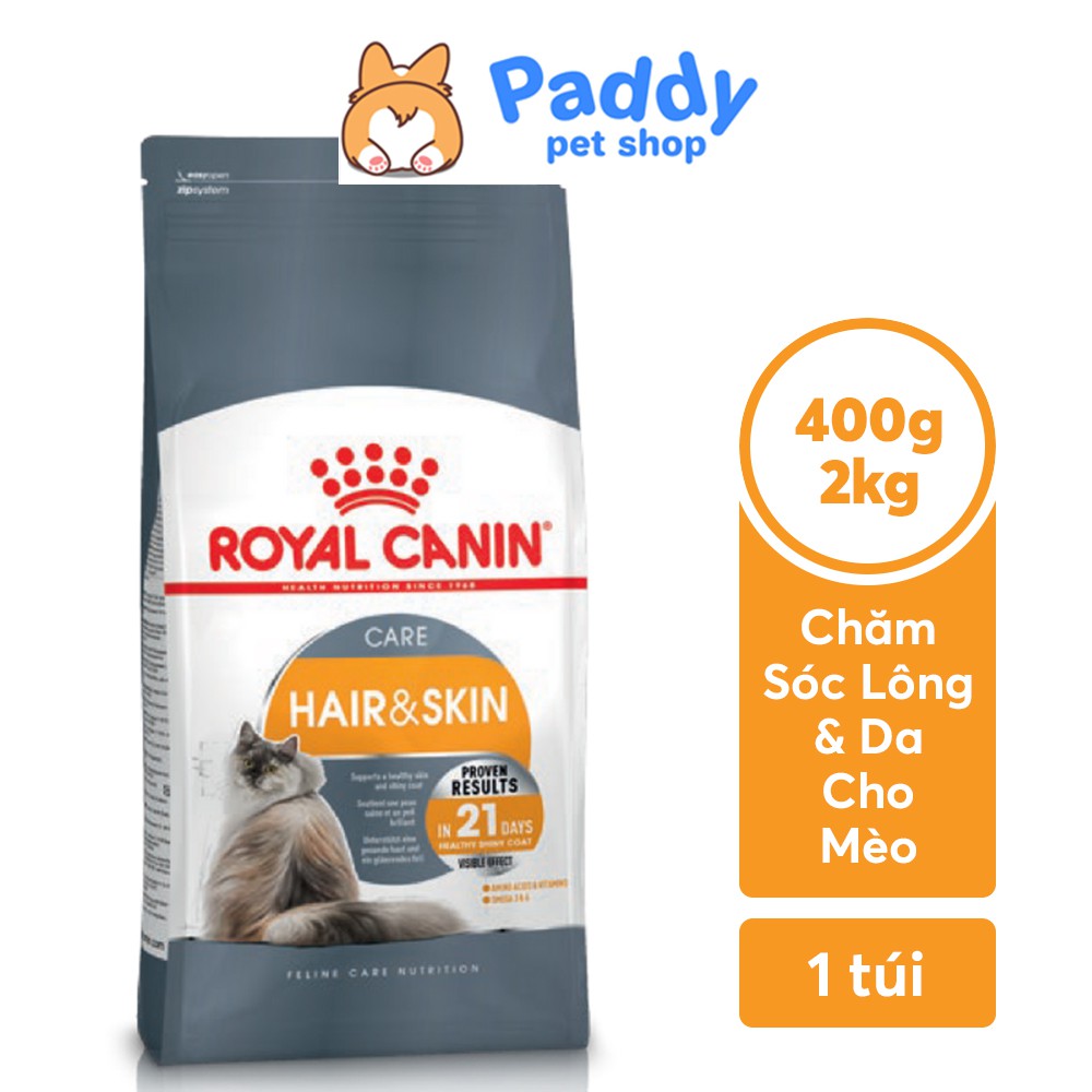 Hạt Royal Canin Hair &amp; Skin Care Dưỡng Lông &amp; Da Cho Mèo