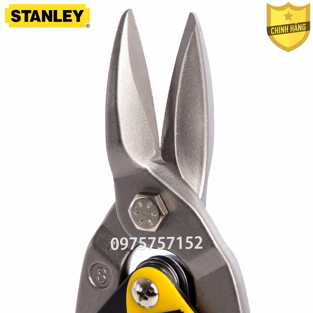 Kéo cắt tôn Inox trợ lực Mỹ FatMax STANLEY 10 inch/ 254mm, kéo cắt xương thạch cao cộng lực, cắt tấm thép cao cấp