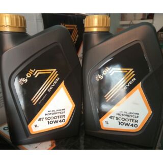 NHỚT S-OIL SCOOTER 10W40-  1LIT