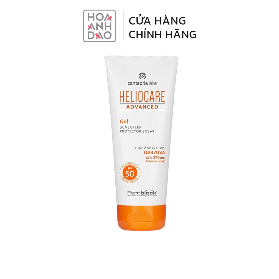 Gel chống nắng cho da dầu mụn Heliocare Advanced SPF 50