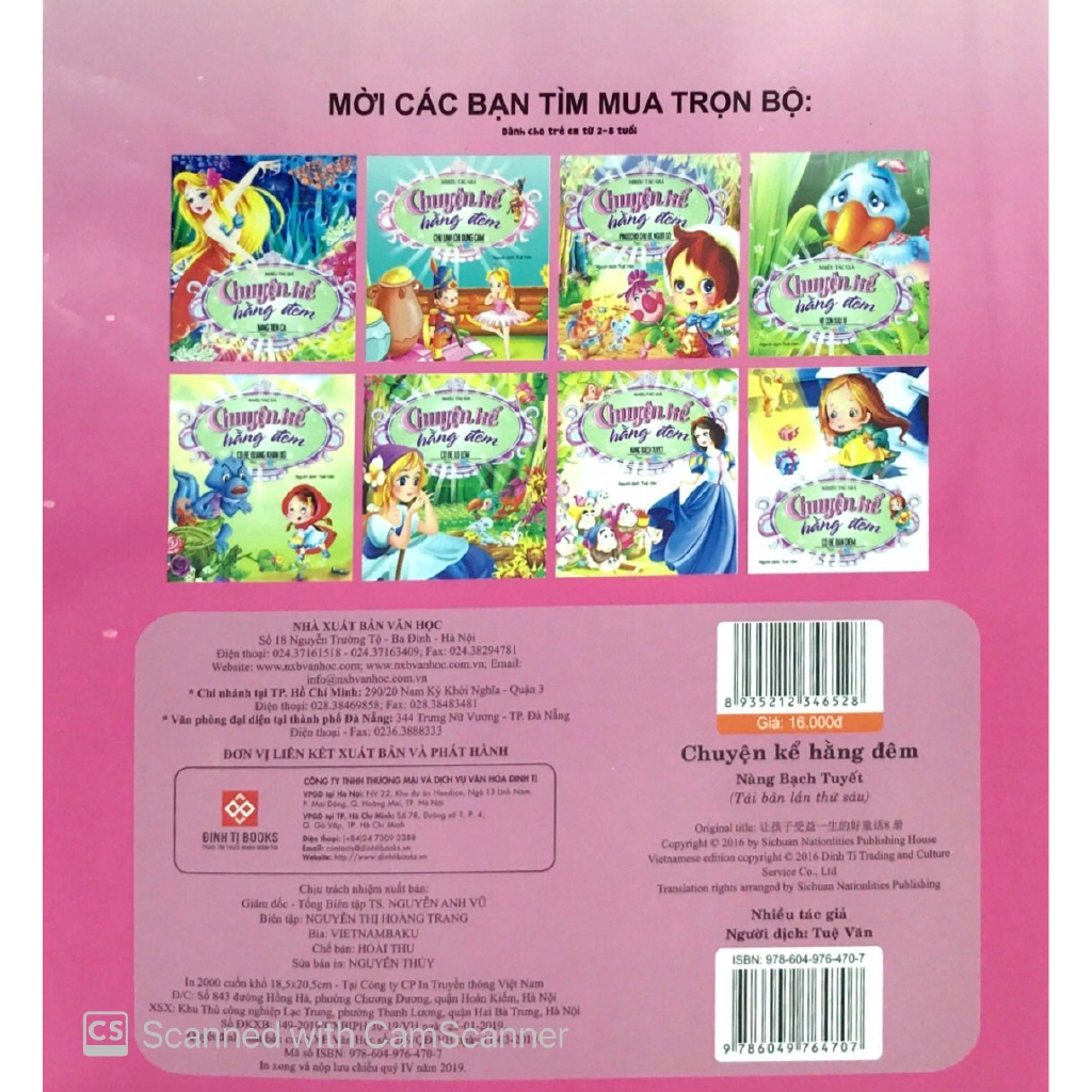 Sách - Chuyện Kể Hằng Đêm - Nàng Bạch Tuyết