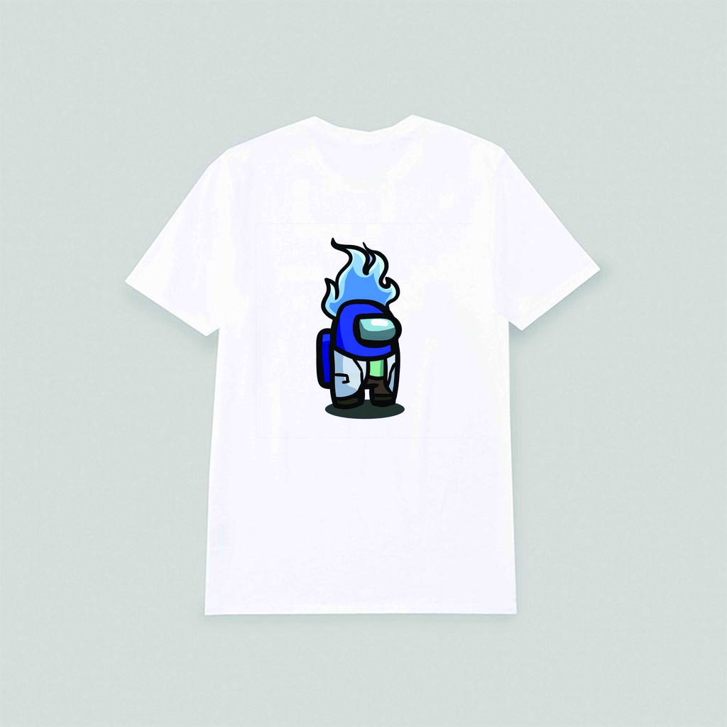 Áo thun phông trắng in hình Among Us ROBLOX Five Nights at Freddy's game chibi anime thời trang nam nữ xinh xắn