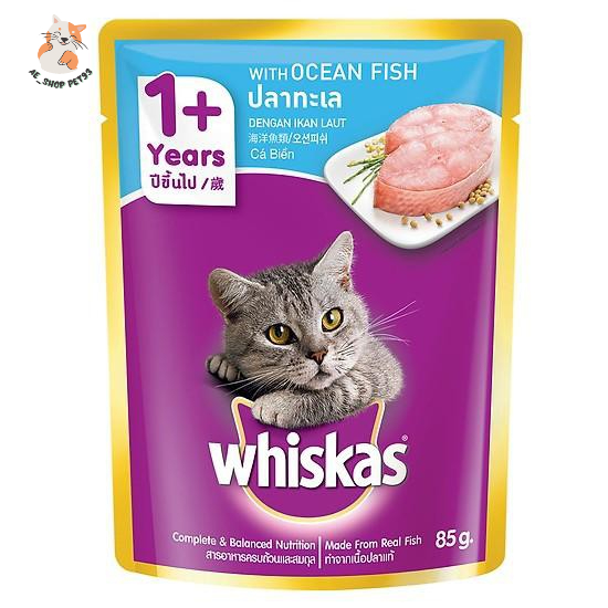 [CHÍNH HÃNG] Pate Whiskas gói 85g - Pate cho mèo