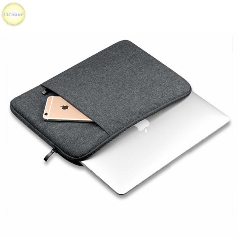 Túi chống sốc Laptop, Macbook cao cấp 13 inch (Xám)