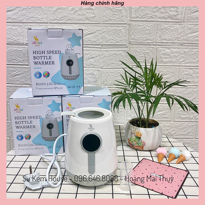 [BẢO HÀNH CHÍNH HÃNG] Máy hâm bình sữa tốc độ cao Moaz BeBe MB021