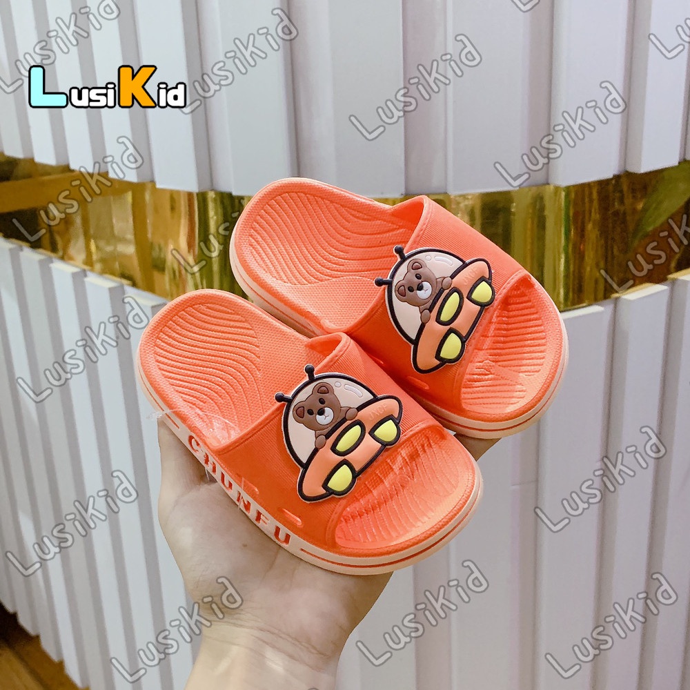 Dép Quai Ngang Siêu Đẹp cho bé Hình Gấu Vũ Trụ  Êm Nhẹ Dễ đi