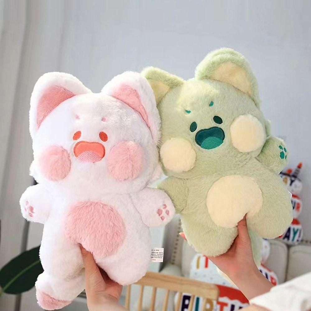 Đồ chơi nhồi bông Hình Mèo Hoạt Hình 23cm Đáng Yêu Trang Trí Nhà Cửa