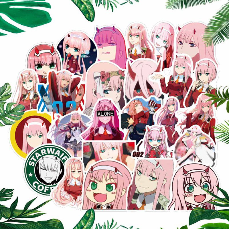 Sticker/ Hình dán anime Darling In the FranXX ( Combo 10-50 sticker , random khác nhau)