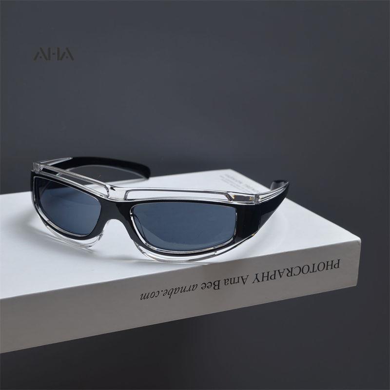 AHA OFFICIAL Kính mát AHA gọng lớn thời trang cho nam nữ