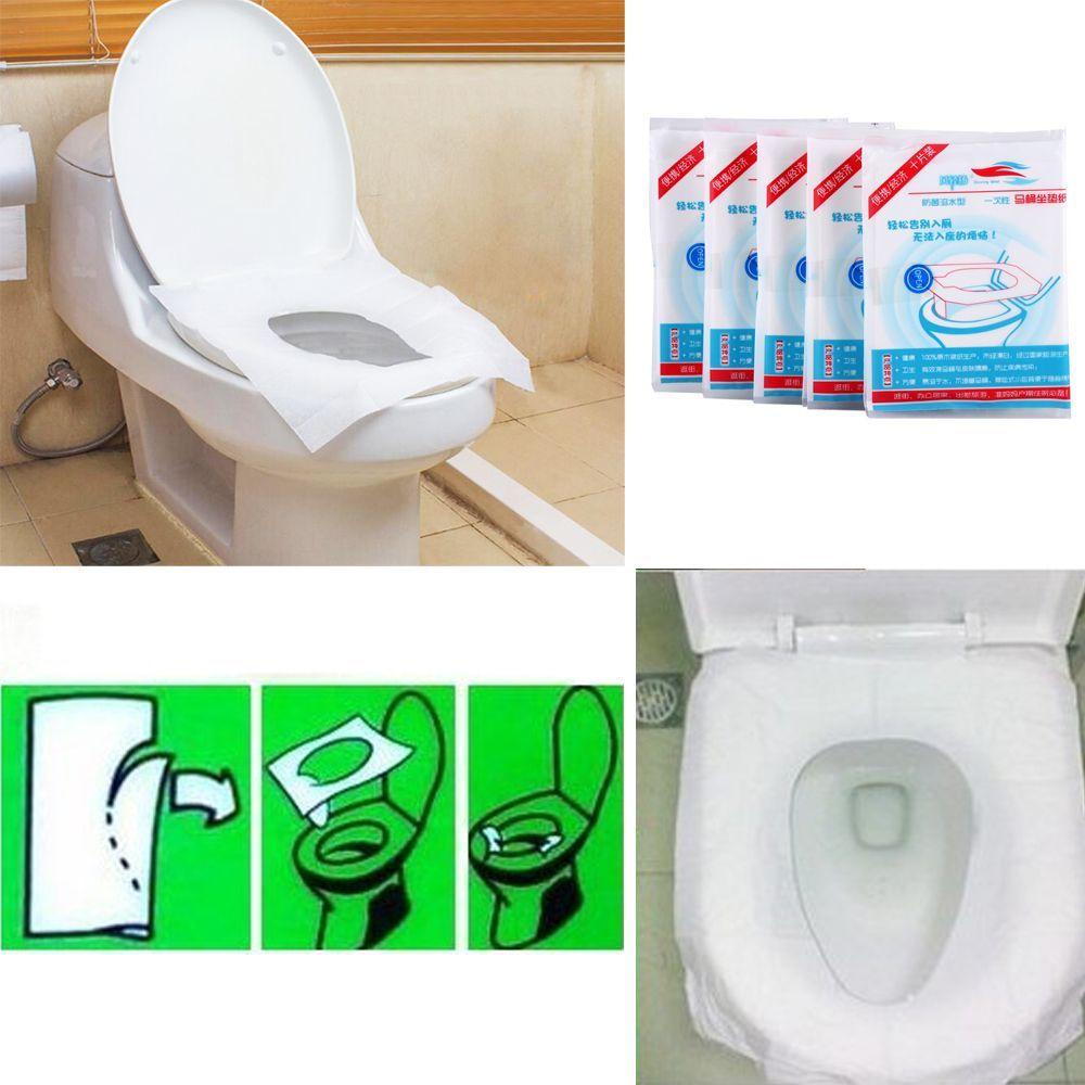 Tấm Lót Bồn Cầu Dùng Một Lần Chống Thấm Nước Tiện Dụng