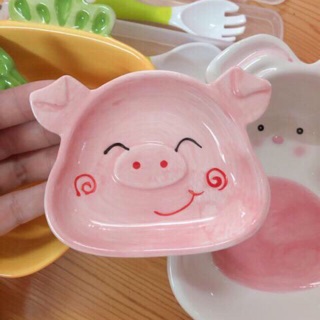 Bát sứ ăn dặm hình heo con