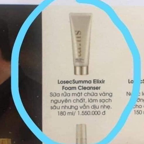 Sữa rửa mặt Sum37 Losec Summa  Elixir Foam Cleanser giảm mụn,sạch bã nhờn,dưỡng tái sinh tuýt 40ml -Tado Cosmetics Store