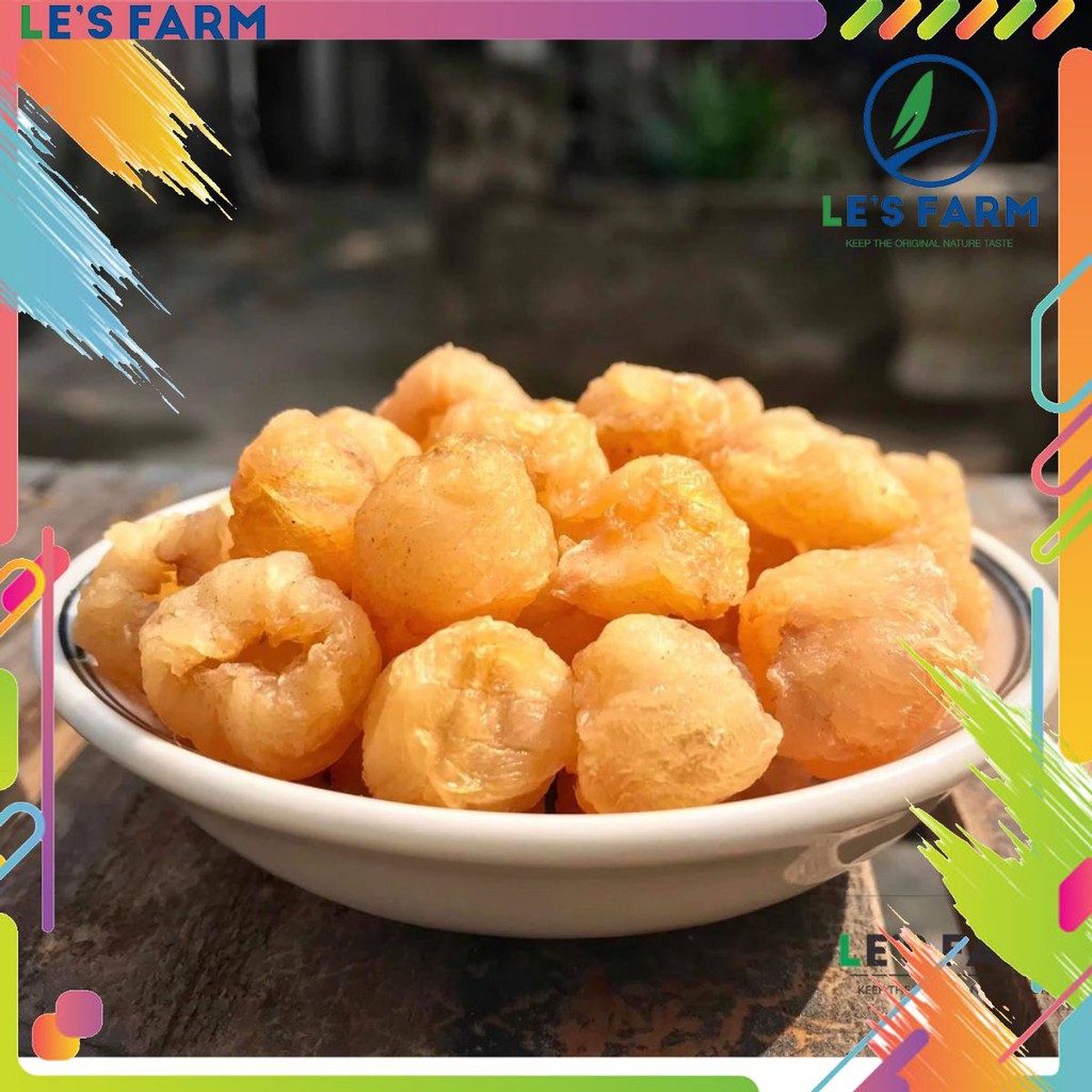 Hoa quả sấy ❤️ FREESHIP❤️ Long nhãn sấy khô LESFARM