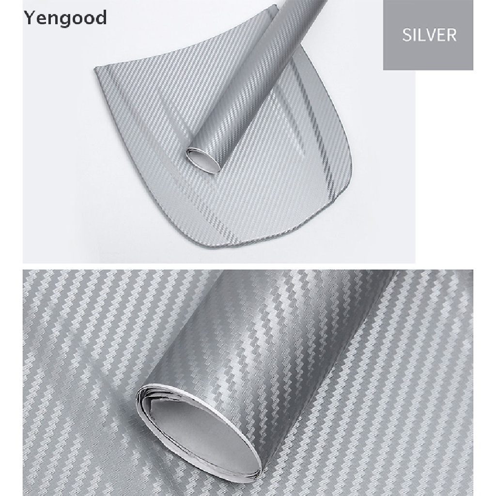 Miếng Dán 3D 127x30cm Chất Liệu Sợi Carbon Trang Trí Xe Hơi