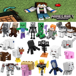 Đồ chơi mô hình Minecraft My world ALEX khả dụng lego quà tặng DIY cho trẻ