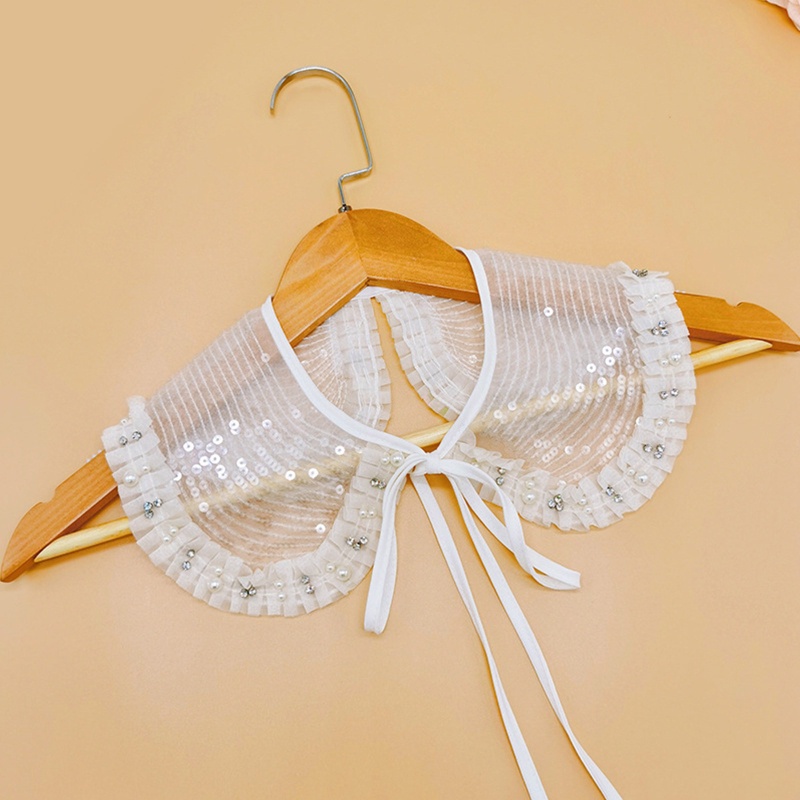 Khăn Quàng Cổ Đính Hạt Có Thể Tháo Rời Thời Trang Dành Cho Nữ