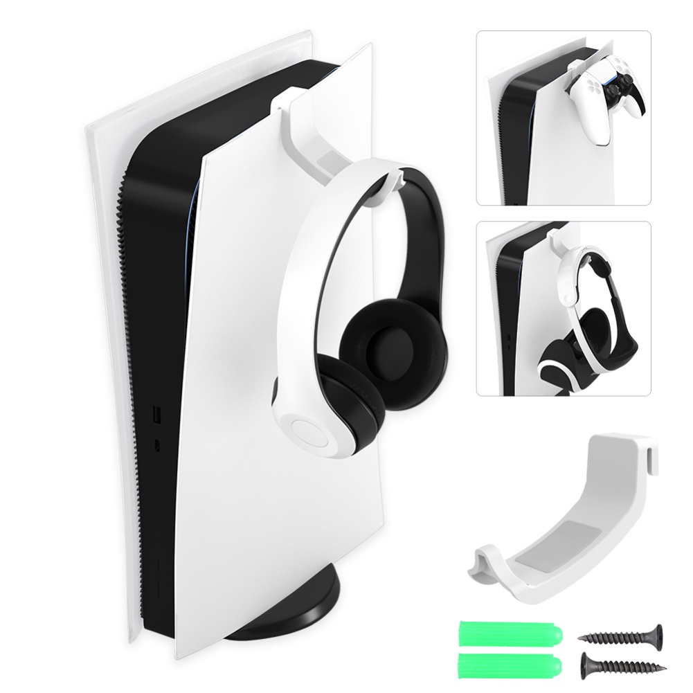 Coza Phụ Kiện Cho Ps5 Giá Đỡ Tai Nghe Cho Bảng Điều Khiển Ps5 Giá Treo Tai Nghe Chơi Game Chống Trượt Móc Treo Tai Nghe