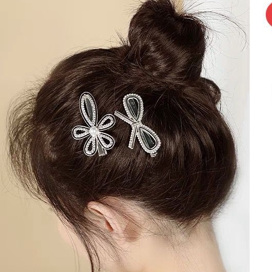 Kẹp tóc đính hạt trai nhiều mẫu sang trọng phong cách Hàn quốc tiểu thư KE2