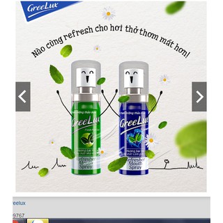 ✔️️️GreeLux xịt thơm miệng