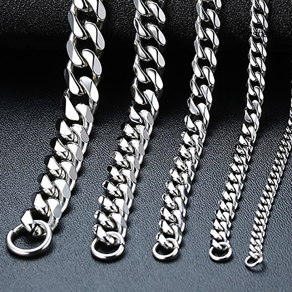 Vòng Tay Dây Xích Dày 5 / 7 / 9 / 11mm Dễ Phối Đồ Thời Trang Cho Nam