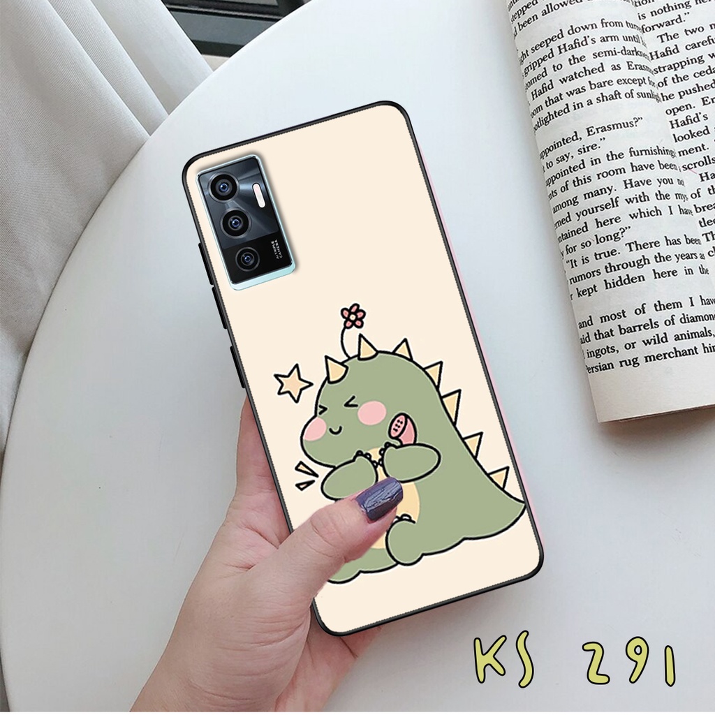 Ốp lưng Vivo V23 5G - Vivo V23e - Ốp in hình khủng long,dinosaur dễ thương