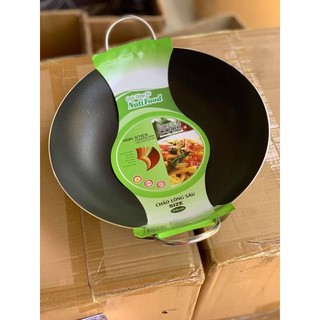 🌟[FREESHIP]🌟 Chảo chống dính hai quai Green cook 34cm