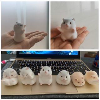 Set 6 Mô Hình Chuột Hamster Đồ Chơi Cho Bé
