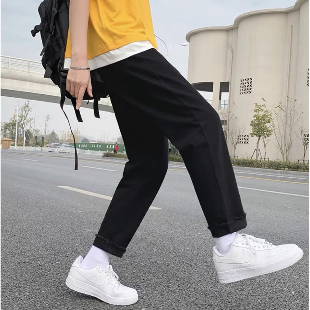 [Baggy Nam] Quần Jean Đen Baggy Style Bụi phố Nam Dáng ống suông RG-00 tại Baggy Store 88