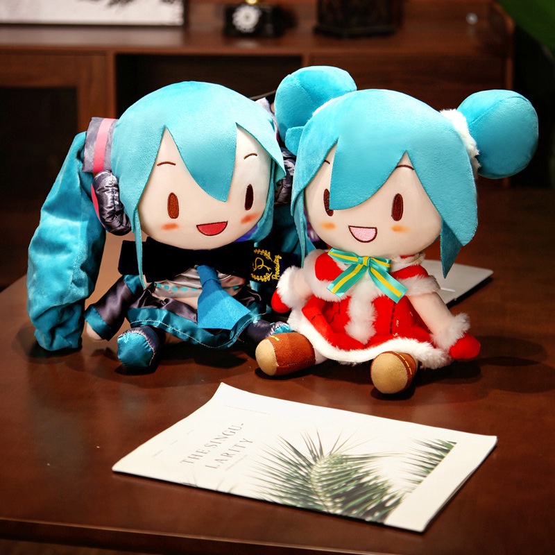 Búp Bê Nhồi Bông Hình Nhân Vật Hatsune Miku Dễ Thương
