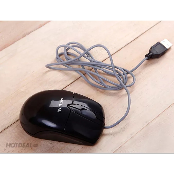 Chuột MITSUMI Mini Sứ Có Dây Chính Hãng, Chuột Máy Tính Cổng USB Cao Cấp Bảo Hành 12 Tháng