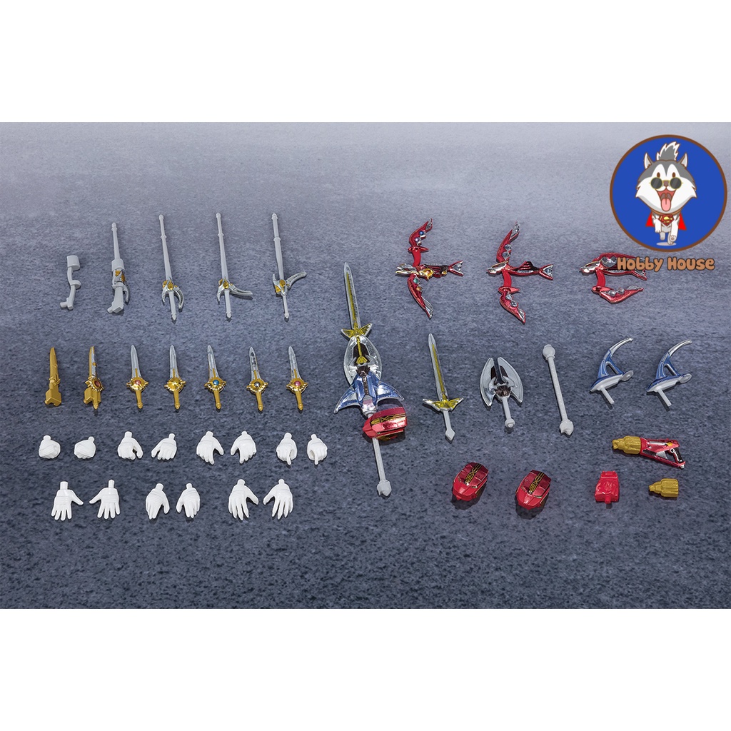 Mô Hình Shodo Super Gaoranger Chiến Đội Bách Thú Siêu Nhân Gao