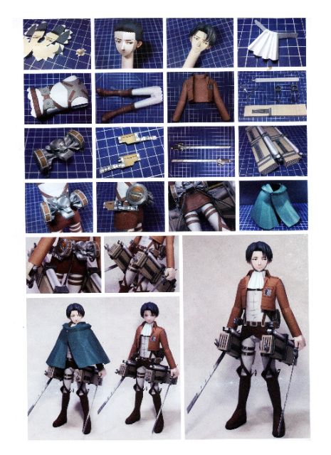 Mô hình giấy anime  Levi Ackerman