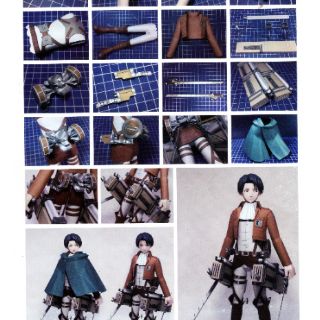 Mô hình giấy anime [Attack on Titan] Levi Ackerman