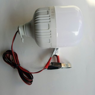 Đèn LED Kẹp Bình 12v 40w (Bóng Đèn Dùng Bình Ắc Quy)