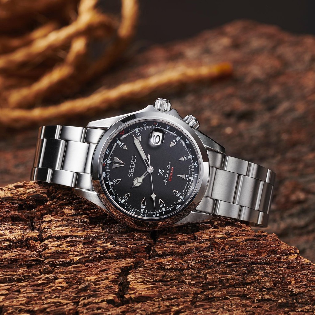 Đồng hồ nam chính hãng Seiko Prospex Alpinist Black Dial SPB117J1 - Máy cơ Automatic - Kính sapphire_ Made in Japan