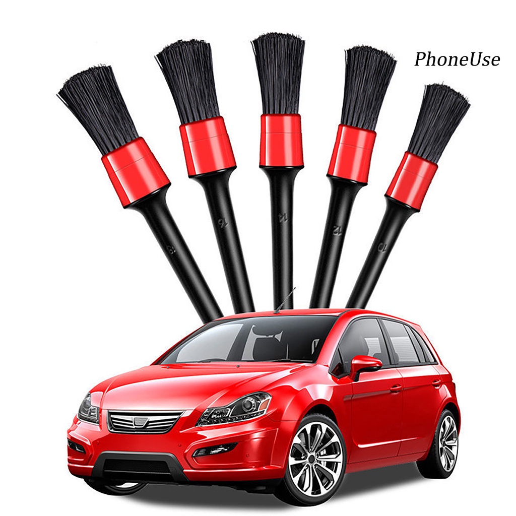 Set 5 cọ vệ sinh xe hơi đa năng