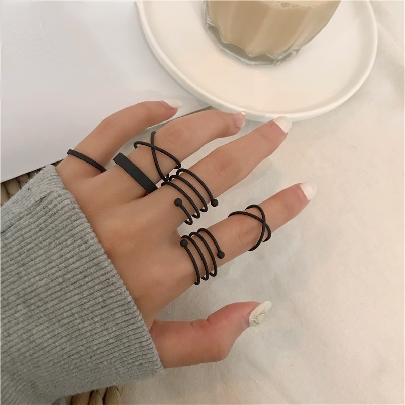 6 nhẫn đeo khớp ngón tay thời trang cho nữ