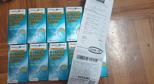 bổ não Ginko ( đủ bill t3/2020) | BigBuy360 - bigbuy360.vn