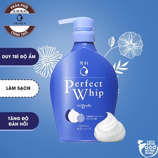 Sữa Tắm Dưỡng Ẩm Hương Hoa Hồng & Hoa Nhài Senka Perfect Whip For Body 500ml