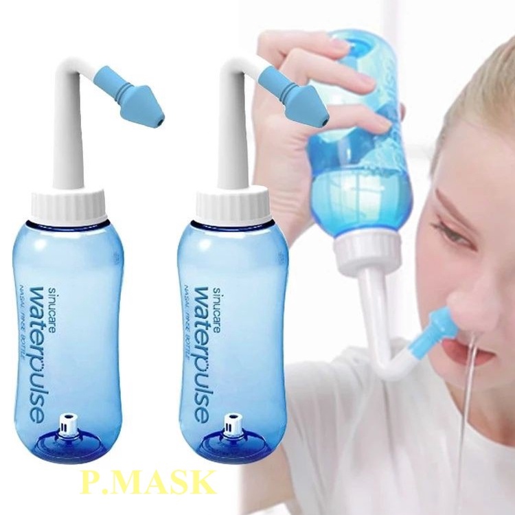 Bình rửa mũi WATERPULSE 300ml vệ sinh mũi cho bé và người lớn