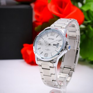 Đồng hồ nam eyki 8878 dây thép