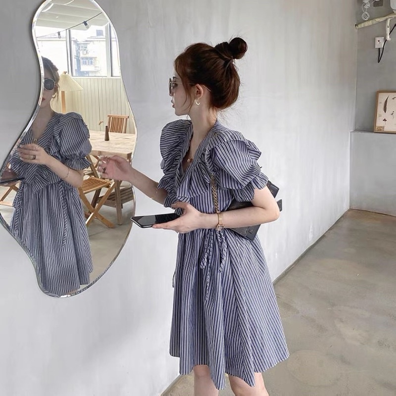 Váy ngắn kẻ sọc carô thời trang nữ mùa hè hot hit 3RMB49 CóBigsize | BigBuy360 - bigbuy360.vn