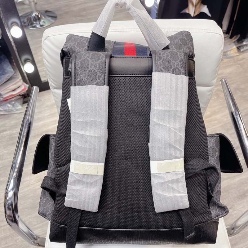 ⚡️[CHỈ 1 NGÀY] - Balo GG Medium Supreme Canvas Backpack full tag túi, bill, ba lô Gu*cci cao