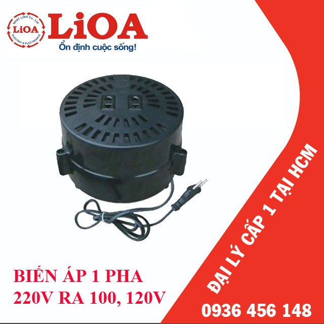 Biến áp đổi điện 220v ra 110v chính hãng Lioa