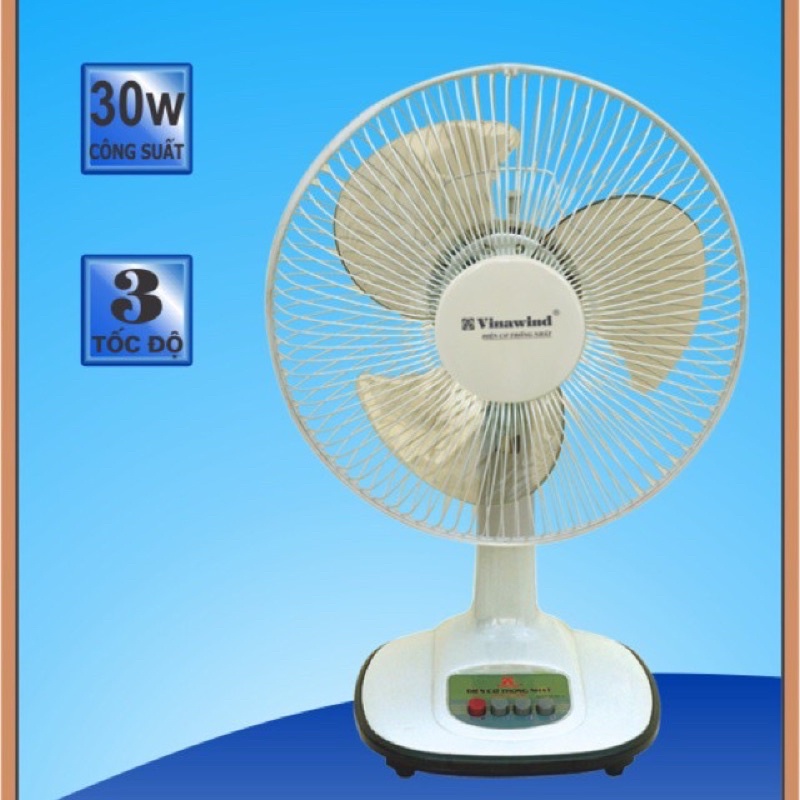 Quạt bàn Điện cơ thống nhất Vinawind QB-300, Quạt con cóc QB-225
